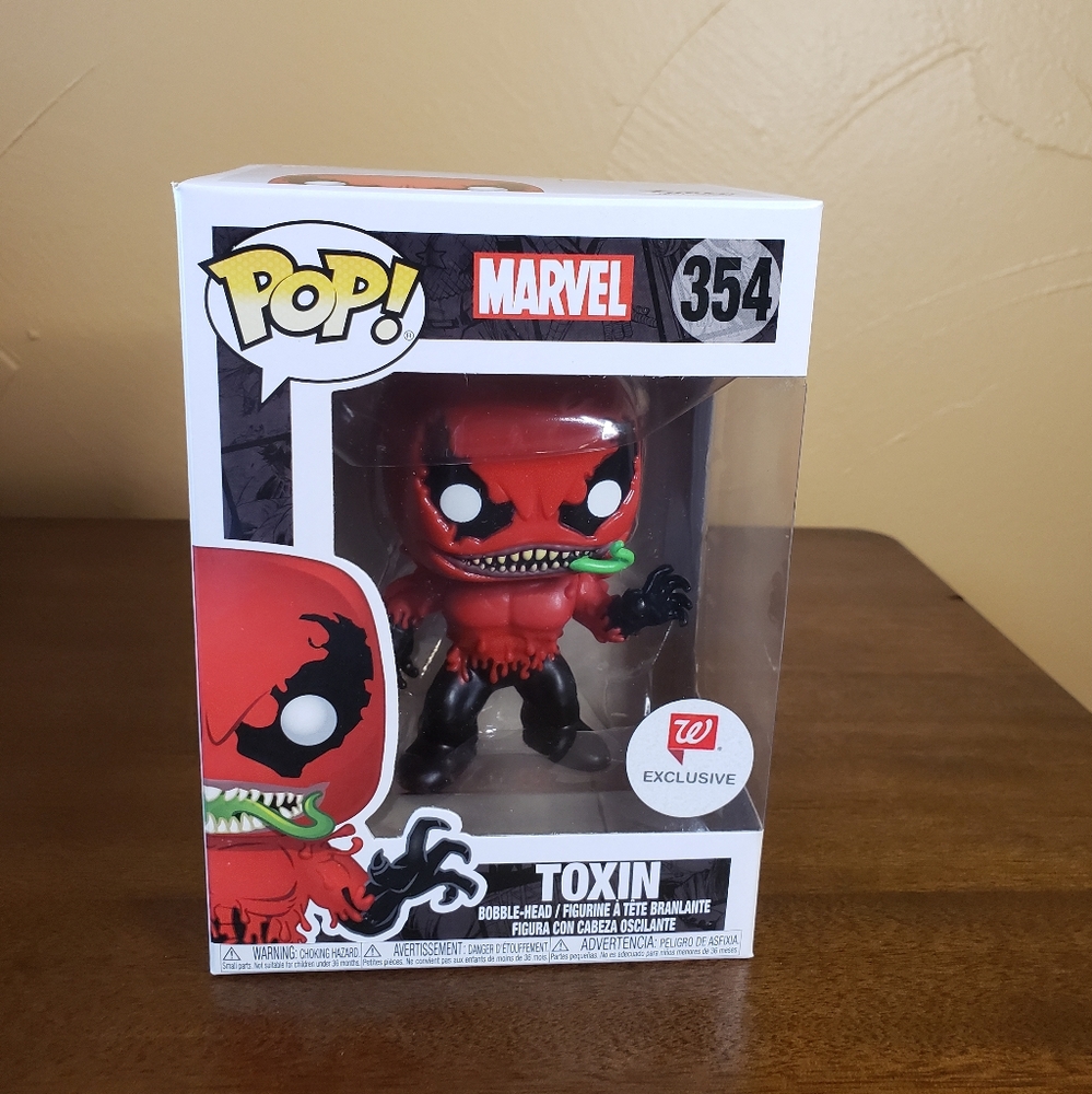NIB Collectible Funko POP! Marvel 354 Toxin Walgreens Exclusive